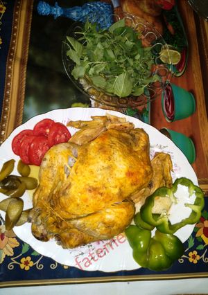 عکسی از دستور مرغ نمکی