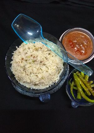 A picture of Jeera Rice.
