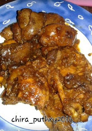 Foto resep Ayam+hati ampela Kecap