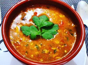 Foto de Caldo de peixe com mandioca
