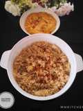Nasi Goreng Bawang Putih + Telur Dadar Tahu
