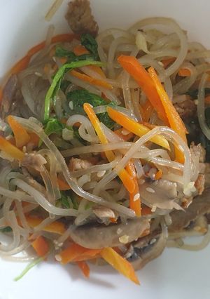 Foto resep Japchae bihun original korea