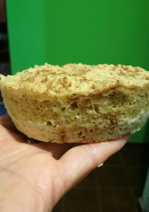 Una foto de Budín individual de manzana 🍏🍎