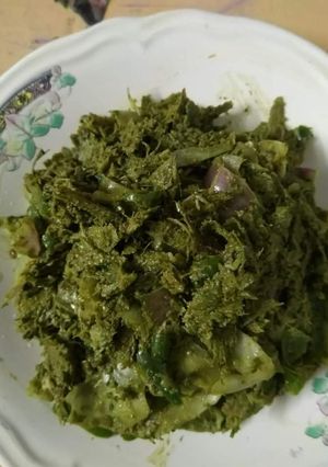 বাসপাতি শুকনা সুটকি ভর্তা রেসিপির প্রধান ছবি