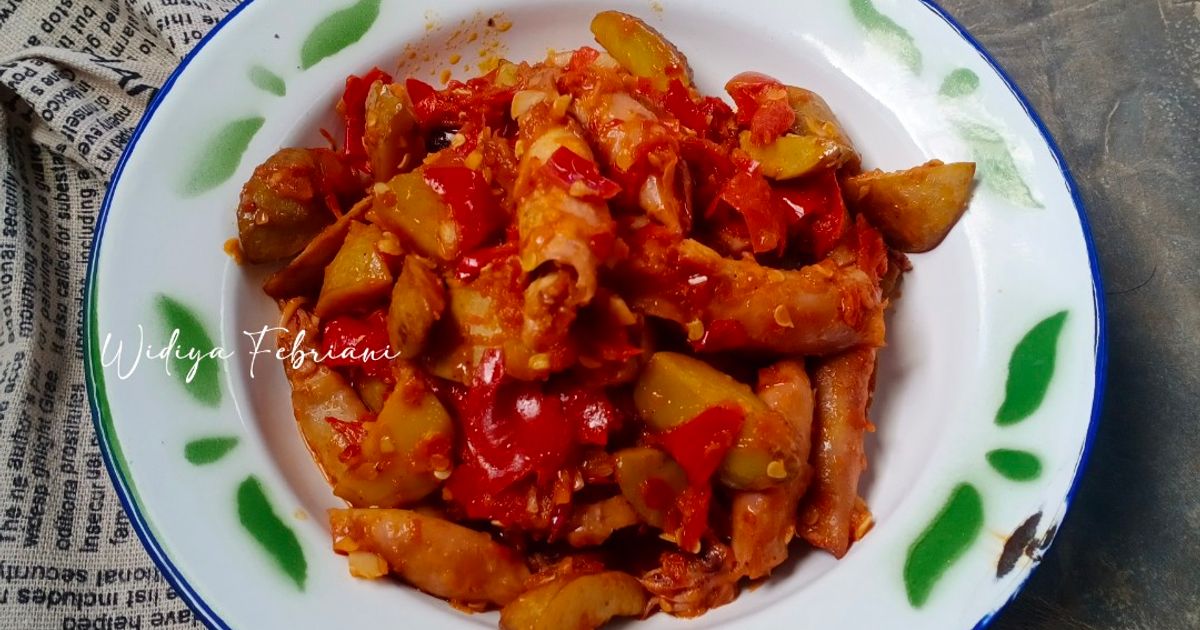 Sambal Balado Cumi Asin Jengkol