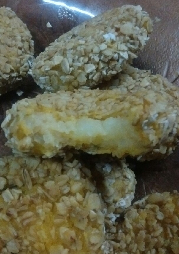 Una foto de Bocaditos de papa, arroz y zapallo