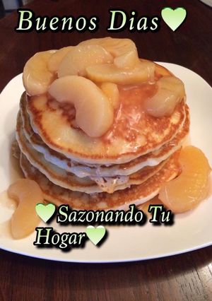 Una foto de Pancakes esponjosos 👌🏻👌🏻