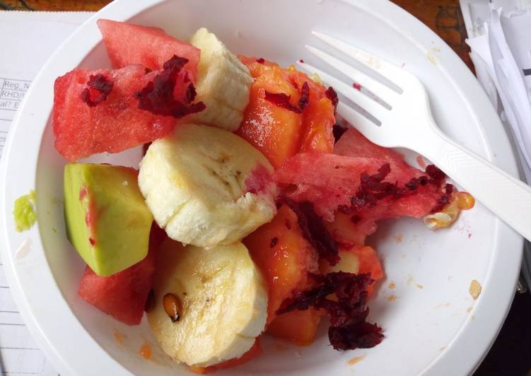 Steps to Make Speedy Fruit salad