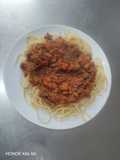 Tallarines con salsa italiana