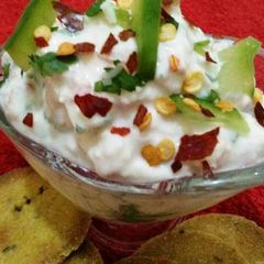 A picture of Carrot and cheese dip.