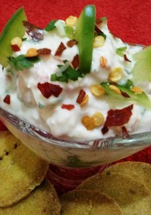 A picture of Carrot and cheese dip.