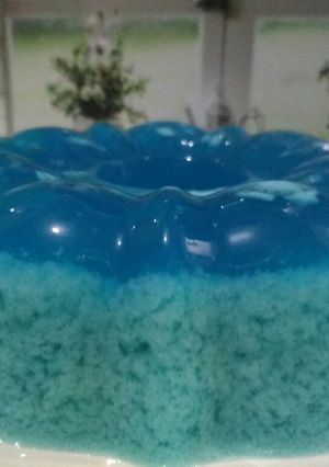 Foto resep Blue ocean puding 😘