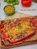 Baked Macaroni Marinara Sauce & Bechamel - Saus Tomat