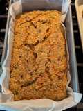 Pan de banana con avena y zanahoria