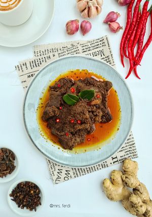 Foto resep Rendang asli Padang