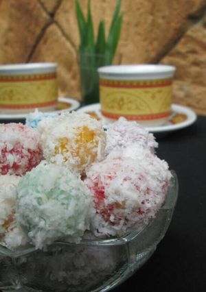 Foto resep Klepon Pelangi