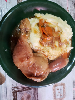 Una foto de Pollo al jugo con sazón de janny