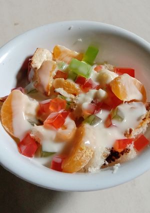 Foto resep Salad roti campur