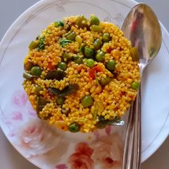 A picture of Foxtail millet Upma.