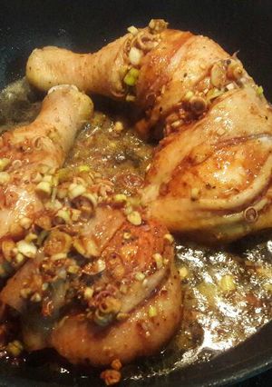 Hình của món Gà nhồi xả rán 🍗.