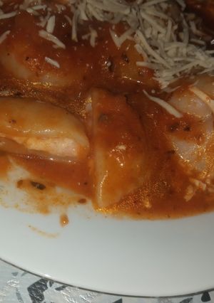 Una foto de Sorrentinos de jamón y muzzarella