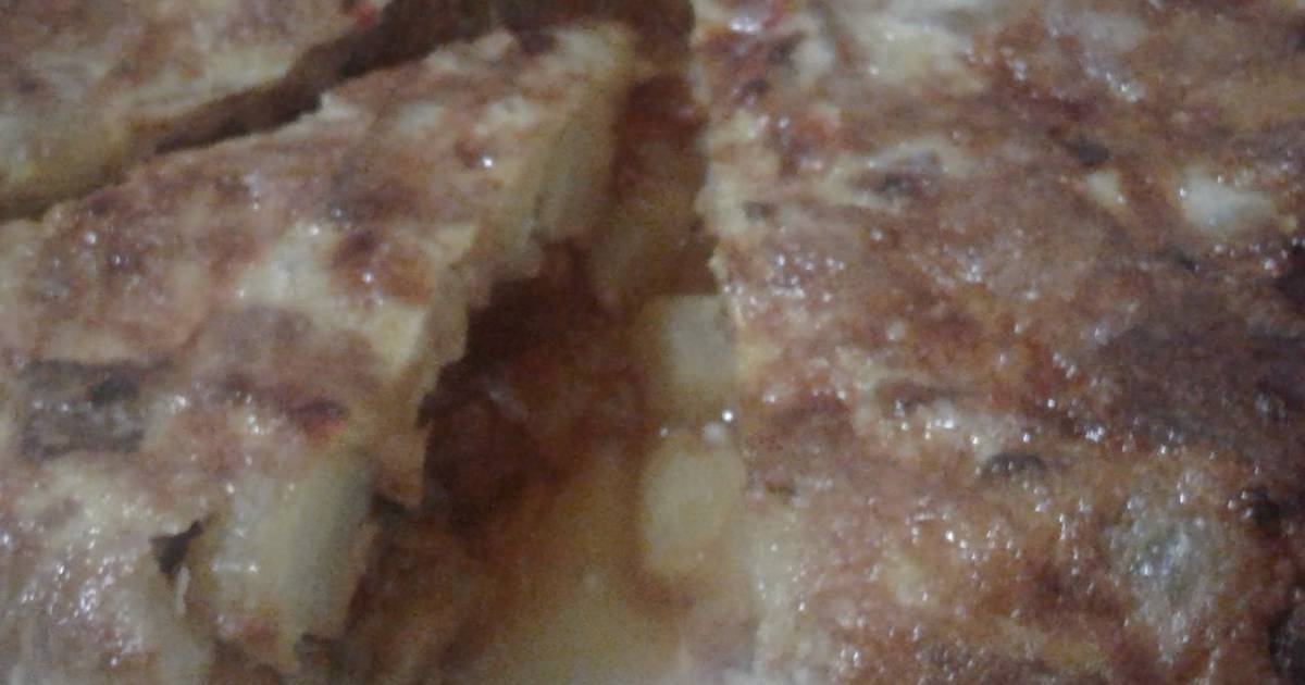 Tortilla de papas "babe" Receta de Cocinaadiario Cookpad