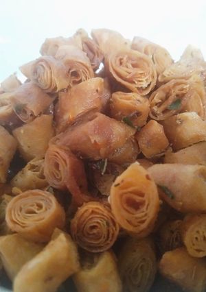 Foto resep Cemilan kulit lumpia