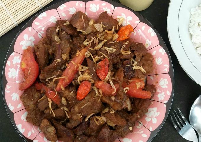 Resep Krengsengan daging kambing Anti Gagal