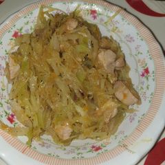 A picture of Chicken cabbage stew#4weeks challenge.