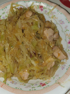 A picture of Chicken cabbage stew#4weeks challenge.