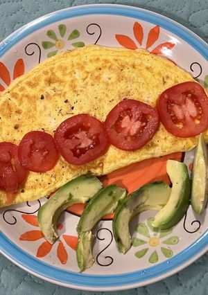 Una foto de Omelette de vegetales 🥕🥑🥬