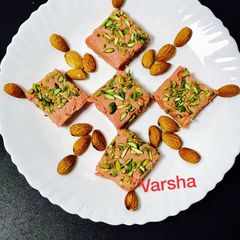 A picture of ~MixFruits Jam Barfi ~.