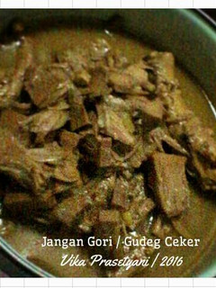 Foto resep Jangan gori / gudeg ceker