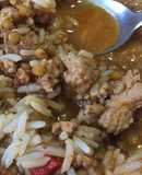 Lentejas con Carne y Arroz