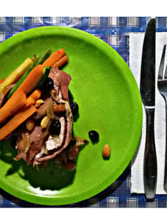 Una foto de Verduras Salteadas, para acompañar un lomo de cerdo mechado