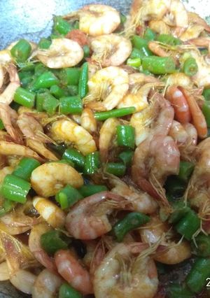 Foto resep Udang Buncis