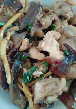 รูปของ ไก่ผัดขิง(สูตรจีน)