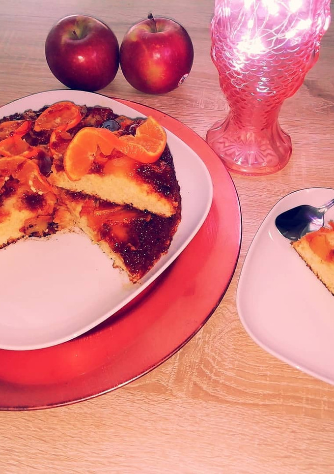 Una foto de Bizcocho de manzana 🍎