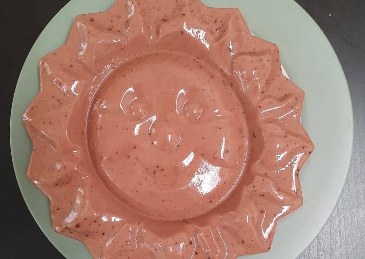 14. Puding roti rasa coklat