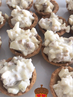 Una foto de Dip de pera con queso azul y almendras (Pasabocas)