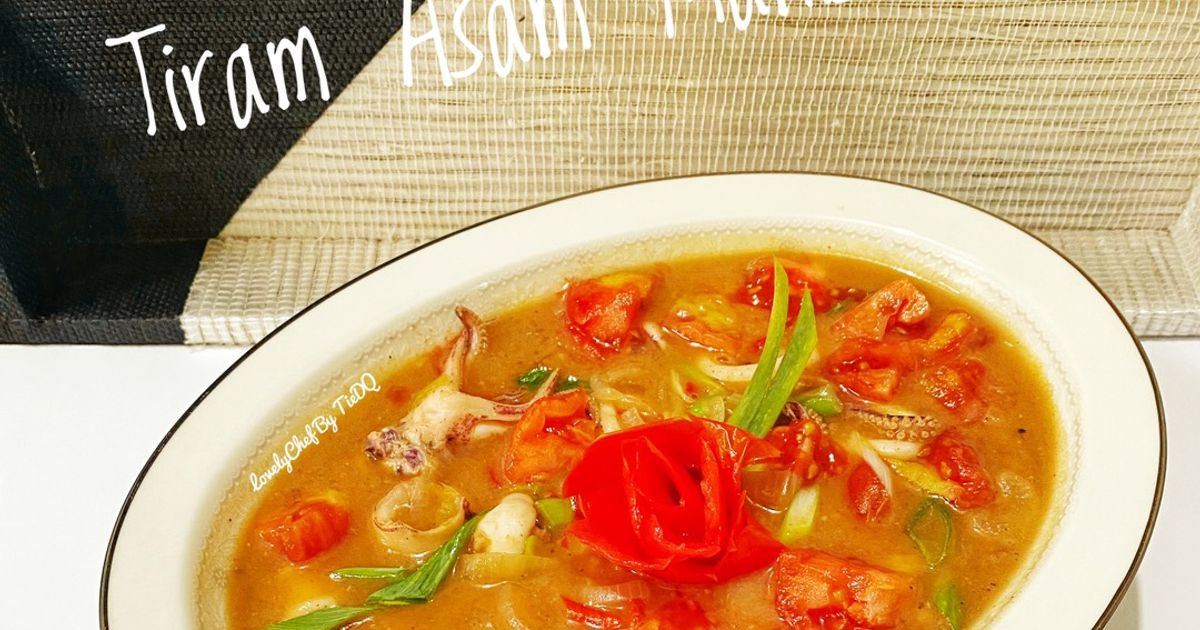 Cumi Basah Saus Tiram Asam Manis