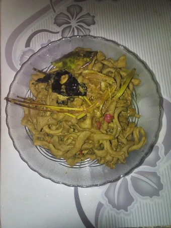 Langkah Gampang Membuat Resep Usus ayam bumbu kuning yang Bikin Ngiler Anti Ribet, Mantap Sekali