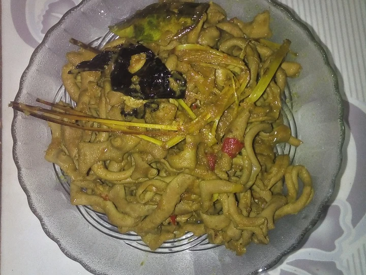 Langkah Gampang Membuat Resep Usus ayam bumbu kuning yang Bikin Ngiler Anti Ribet, Mantap Sekali