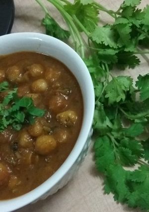 A picture of Chole Masala.