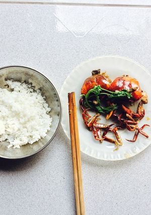 Hình của món Cua đồng rim.