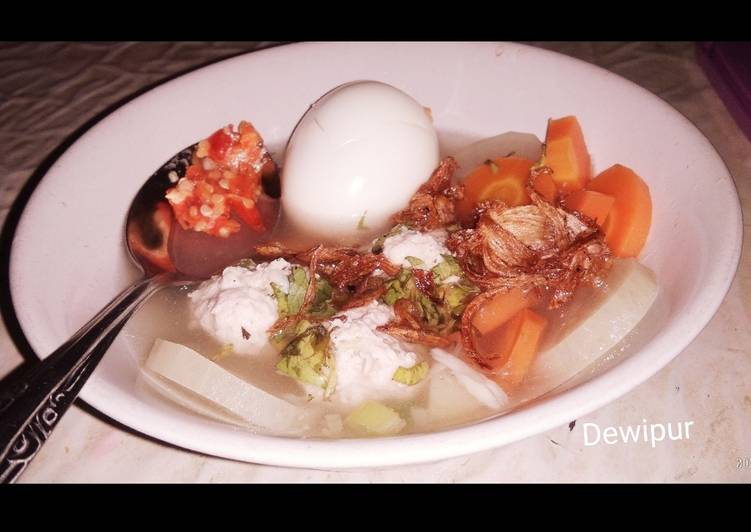 Recipe: Delicious Bola Bola Daging Ayam Ala Dewipur