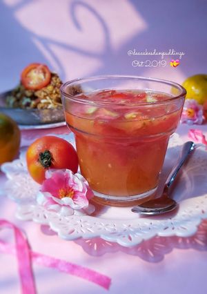 Foto resep Es Jeruk Tomat