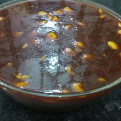 A picture of Imli(tamarind pulp) chutney.