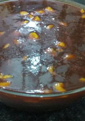 A picture of Imli(tamarind pulp) chutney.