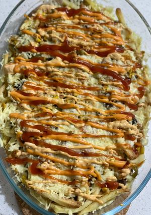 صورة لوصفة صينية البطاطا بالمشكاك 🍢